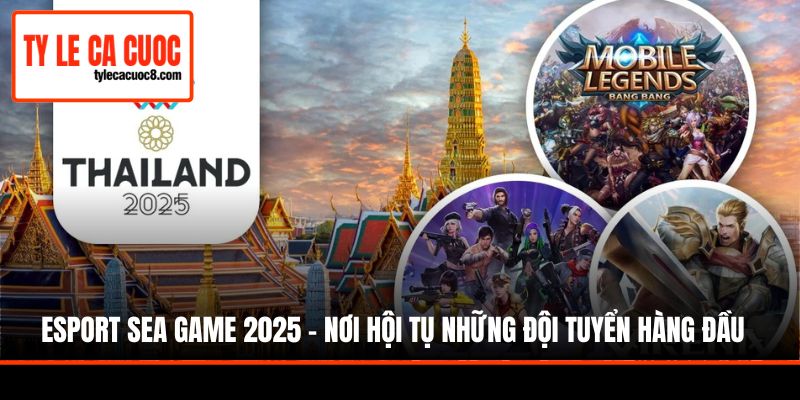 Các bộ môn Esport chính thức đáng chú ý ở Sea Games 2025