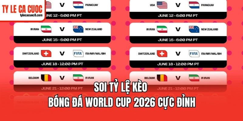 Kỹ năng đọc bảng tỷ lệ kèo bóng đá World Cup 2026