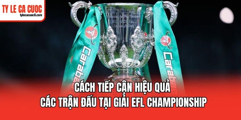 Cách tiếp cận hiệu quả các trận đấu tại giải EFL Championship
